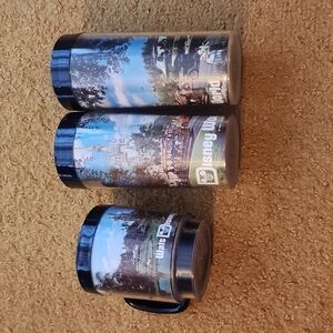 Vintage Disney World Tumblers and Mug 1970s